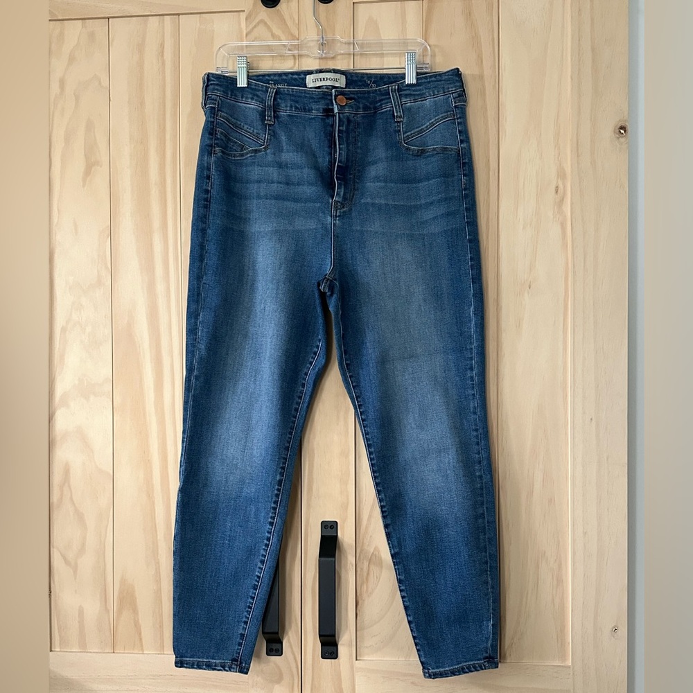 LIVERPOOL High Rise Ankle Jeans